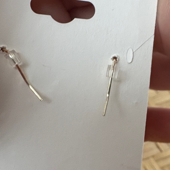 Handmade Pink Heart Earrings - Picture 4 of 4